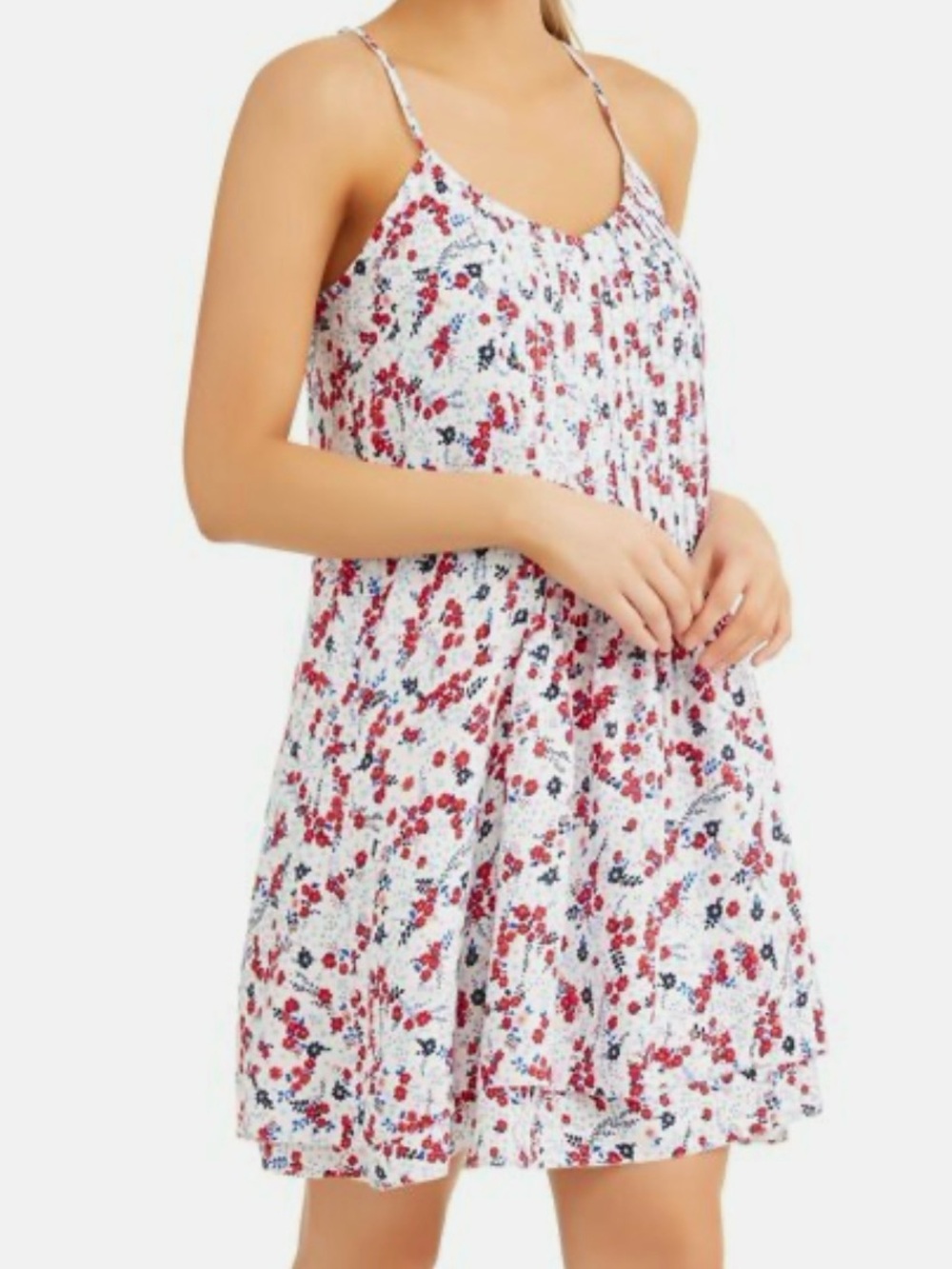 Patriotic Floral Summer Dress - Picture 2 of 5